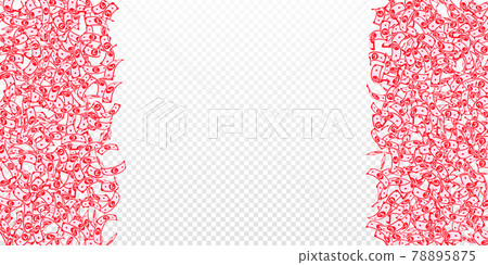 British pound notes falling. Small GBP bills on tr British pound notes falling. Small GBP bills on tr 78895875