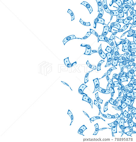 Bitcoin, internet currency notes falling. Small BT Bitcoin, internet currency notes falling. Small BT 78895878