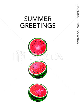 SUMMER GREETINGS watermelon SUMMER GREETINGS watermelon 78897813