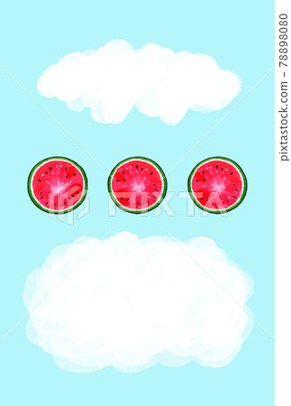 SUMMER GREETINGS watermelon 78898080