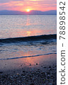 Sunset and sea 78898542