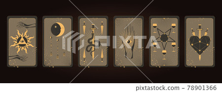 Mystical tarot cards Mystical tarot cards 78901366
