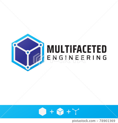 Multifaceted Engineering Company Logo Design. Fit for Development Company, Consultant, Provider Services, Manufacturing etc 78901369