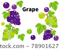 Handwritten style grapes 78901627