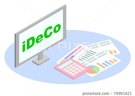 iDeCo Defined Contribution Pension Vector Illustration 78901821