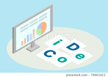 iDeCo 定義的貢獻養老金矢量圖 78901823