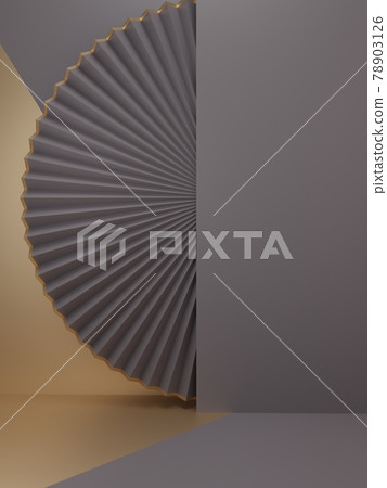 3D Rendering Minimal Chinese, Korean or Japanese Style Paper Fan Studio Shot Product Display Background for Beauty or Festive Food and Beverage Products. 3D Rendering Minimal Chinese, Korean or Japanese Style Paper Fan Studio Shot Product Display Background for Beauty or Festive Food and Beverage Products. 78903126