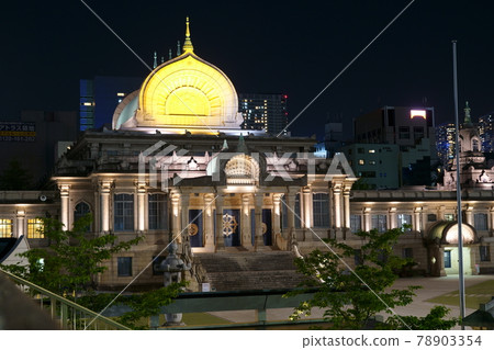 燈飾之夜築地本願寺（東京都中央區） 78903354