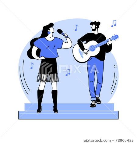 Popular music abstract concept vector illustration. Popular music abstract concept vector illustration. 78903482
