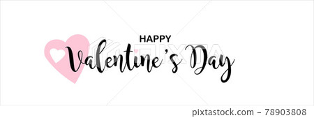 Happy Valentines Day vector illustration. 78903808