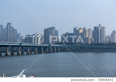 清潭橋，漢江，首爾 78904841