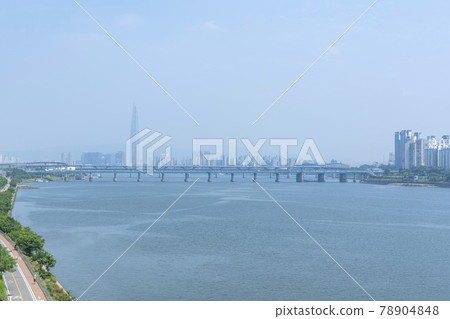 清潭橋，漢江，首爾 78904848