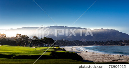 Pebble Beach golf course, Monterey, California, usa Pebble Beach golf course, Monterey, California, usa 78904915