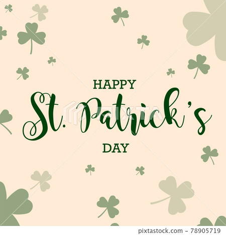 Happy St. Patricks Day vector illustration Happy St. Patricks Day vector illustration 78905719