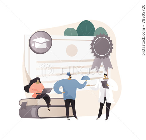 Vocational education abstract concept vector illustration. 78905720