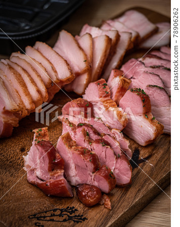 Smoked pork belly Smoked pork belly 78906262