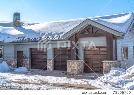 Residential community in Park City Utah with view of home facade against sky Residential community in Park City Utah with view of home facade against sky 78906790