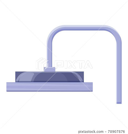 Shower in fitness center icon, cartoon style Shower in fitness center icon, cartoon style 78907876
