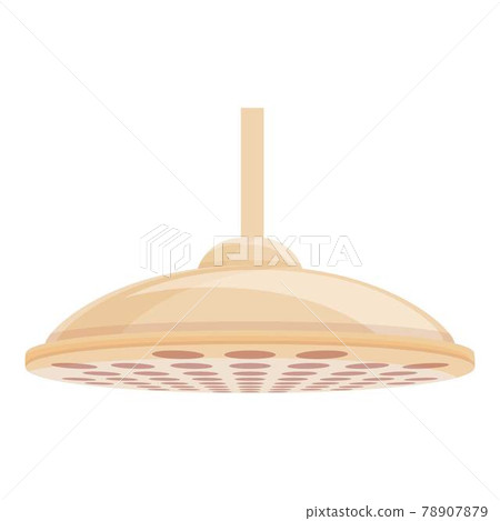 Mounted shower icon, cartoon style 78907879