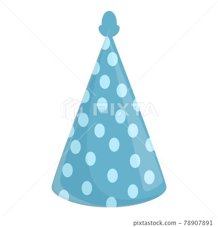 Party hat icon, cartoon style Party hat icon, cartoon style 78907891