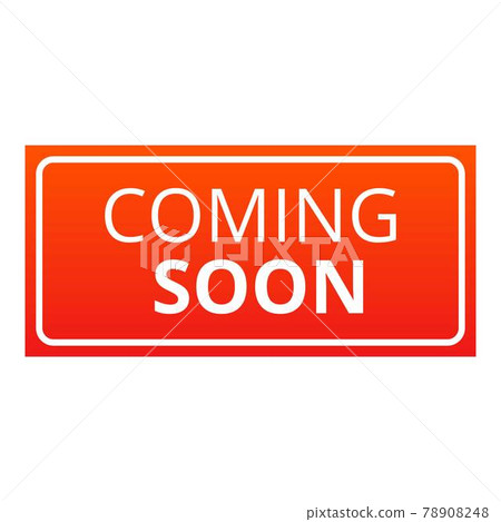 Coming soon specimen icon, cartoon style 78908248