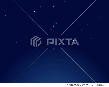 [Orion] Simple starry sky image background - Stock Illustration ...