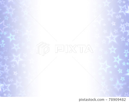 Background image of innumerable stars in the hologram popping / light blue Gradation that darkens from the center to the left and right 78909482
