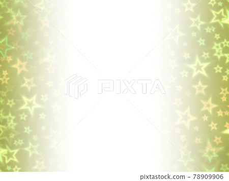 全息圖中無數星星的背景圖像爆裂/從中心向左右變暗的黃色漸變水平方向還有其他顏色 78909906