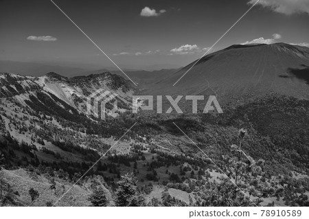 Mt. Kurofu, Mt. Snakebone, Mt. Sennin, J band, Mt. Asama, Geosite, Mt. Sotowa 78910589