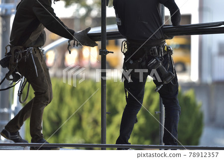 分散的工作報廢的場面 78912357