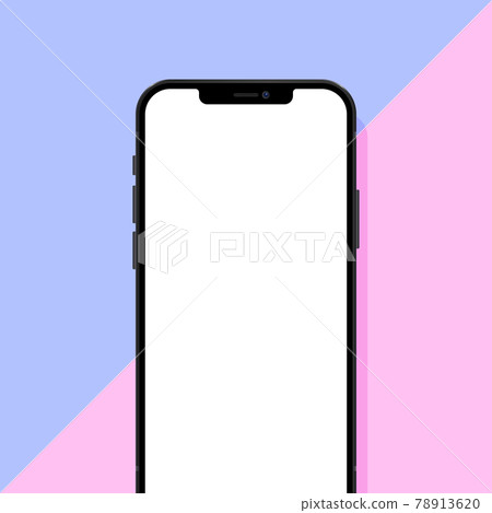 Smartphone background vector two-tone color 78913620