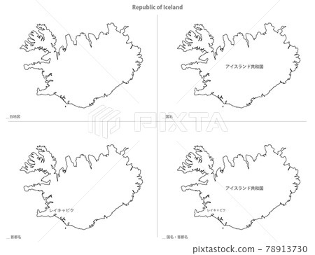 空白地圖-歐洲-冰島 78913730