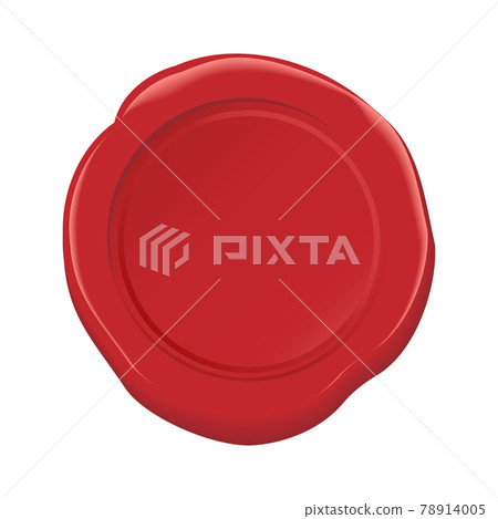 Illustration of sealing stamp (red) 78914005