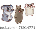 [Animal] Koala, Wombat, Sugar glider 78914771