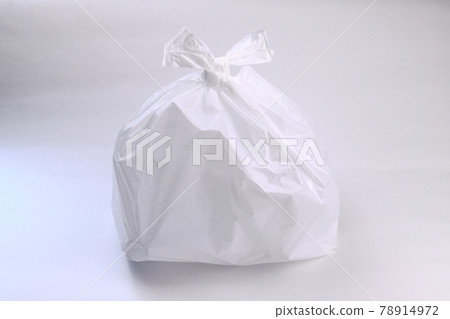 Milky white trash bag 78914972