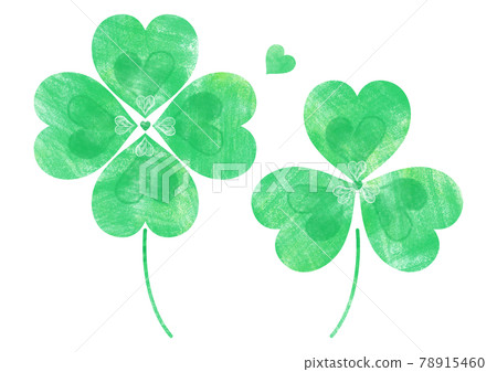 快樂三葉草綠色柔和風格 78915460