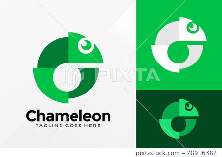 Letter C Chameleon Logo Design, Brand Identity Logos Designs Vector Illustration Template 78916382
