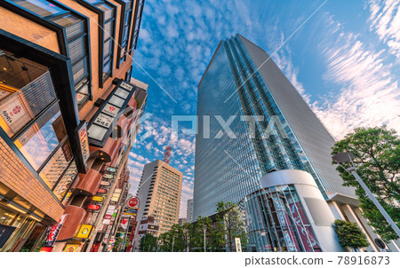 日本東京城市景觀，如赤坂城市景觀 78916873