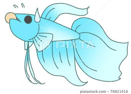 Solid (light blue) that seems to be difficult to eat due to large food 78921418