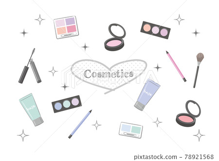 時尚化妝品,矢量插圖 時尚化妝品,矢量插圖 78921568