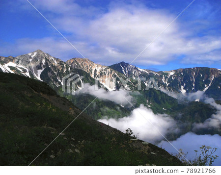 Mountain scenery Northern Alps Sea of clouds Mountain scenery Northern Alps Sea of clouds 78921766