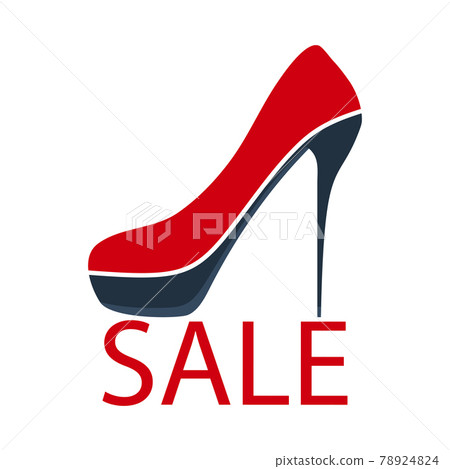 High Heel Shoe On Sale Sign Icon High Heel Shoe On Sale Sign Icon 78924824