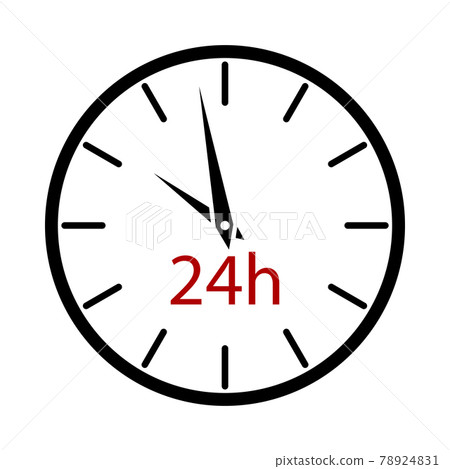 24 Hours Clock Icon 78924831