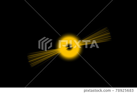 Overlay, flare light transition, effects sunlight, lens flare, light leaks. High-quality stock image of warm sun rays light effects, overlays or golden flare isolated on black background for design 78925683
