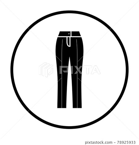 Business Woman Trousers Icon 78925933