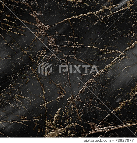 Gold black marble texture , digital patterned natural stone background, dark gray slab marble 78927077