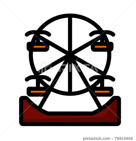 Ferris Wheel Icon 78928408