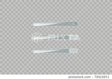 Search bar template. Vector web search illustration. Transparent glass search bar Search bar template. Vector web search illustration. Transparent glass search bar 78928851