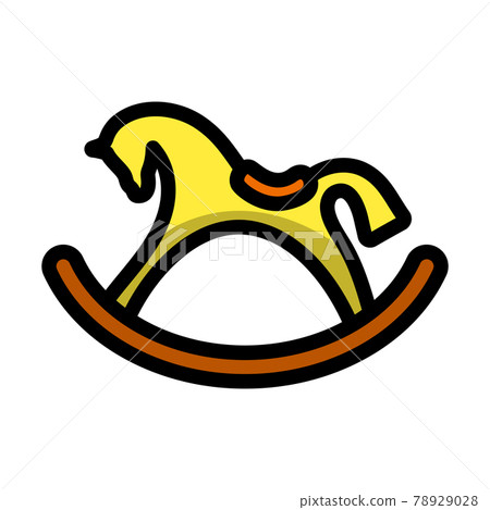 Rocking Horse Icon 78929028