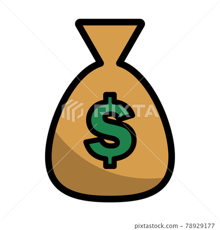 Money Bag Icon 78929177